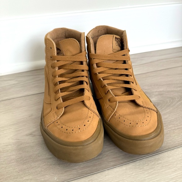 Vans Sk8 Hi Reissue Vansbuck Light Gum Mono W8.5 M7 - Picture 2 of 10